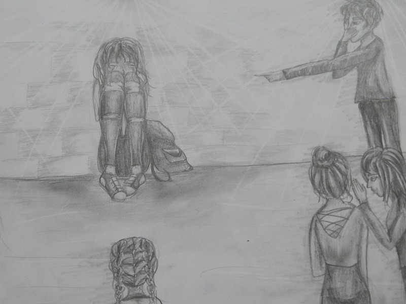 Grafika: Szkolna edycja Konkursu Profilaktycznego pt. Oblicza przemocy