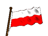 Grafika:  powiewająca flaga Polski