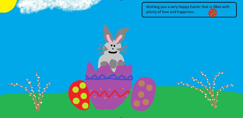 Grafika: Rozstrzygnięto Gminny Konkurs Języka Angielskiego THE BEST EASTER CARD