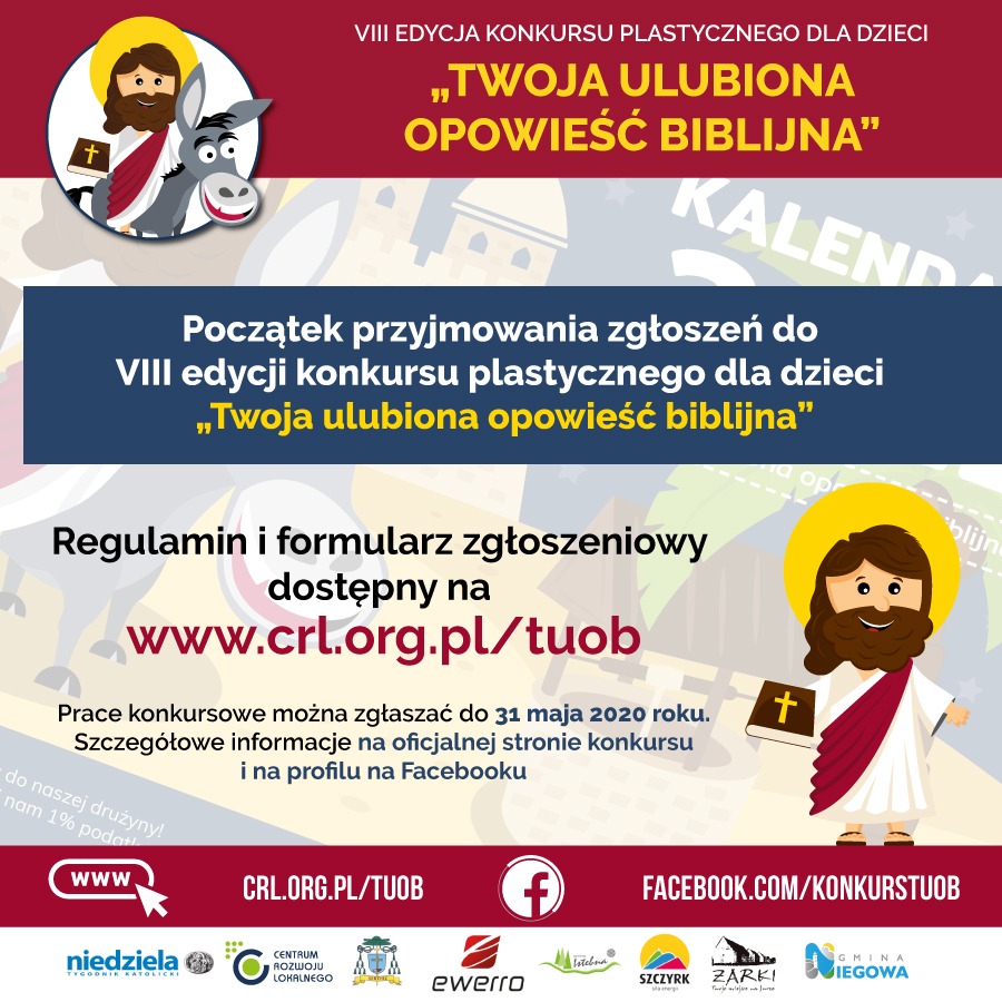 Grafika: Ogólnopolski konkurs plastyczny "Twoja ulubiona opowieść biblijna"