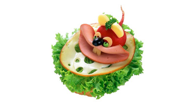 Grafika: Klasa II a promuje zdrowe jedzenie