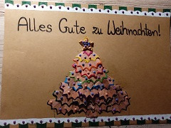 Grafika: Szkolny Konkurs z języka niemieckiego pt. Alles Gute zu Weihnachten!