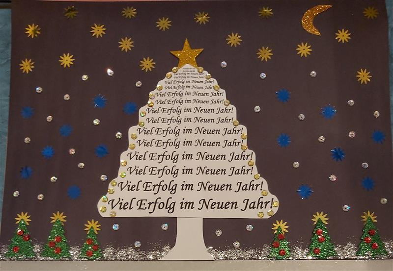 Grafika: Szkolny Konkurs z języka niemieckiego pt. Alles Gute zu Weihnachten!