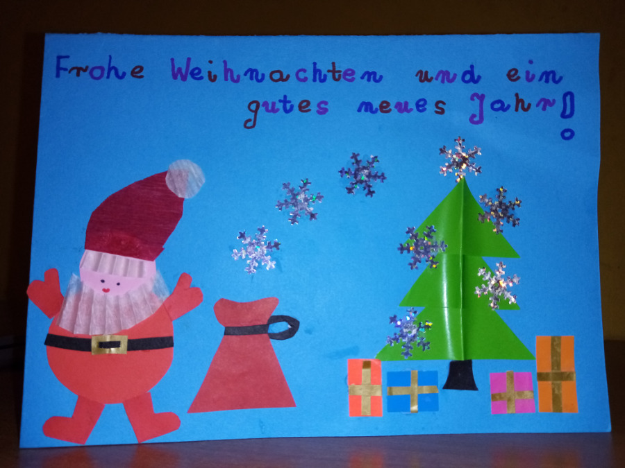 Grafika: Szkolny Konkurs z języka niemieckiego pt. Alles Gute zu Weihnachten!