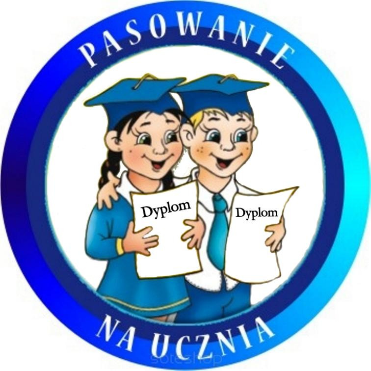 Grafika: Ślubowanie uczniów z kl. I oraz dzieci z oddziału przedszkolnego