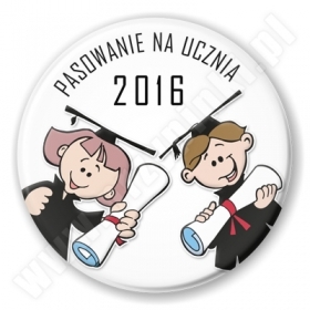 Grafika: Pasowanie na ucznia klasy I SP