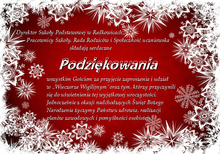 Grafika: Podziękowania