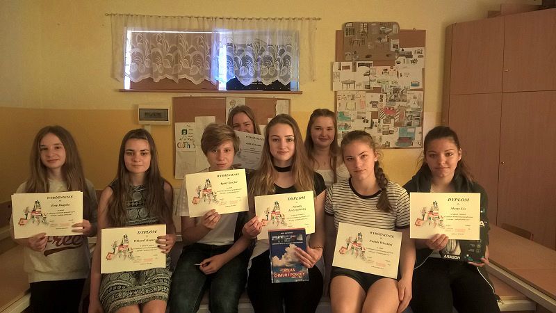  Grafika #0: Szkolny Konkurs z geografii dla uczniów Gimnazjum