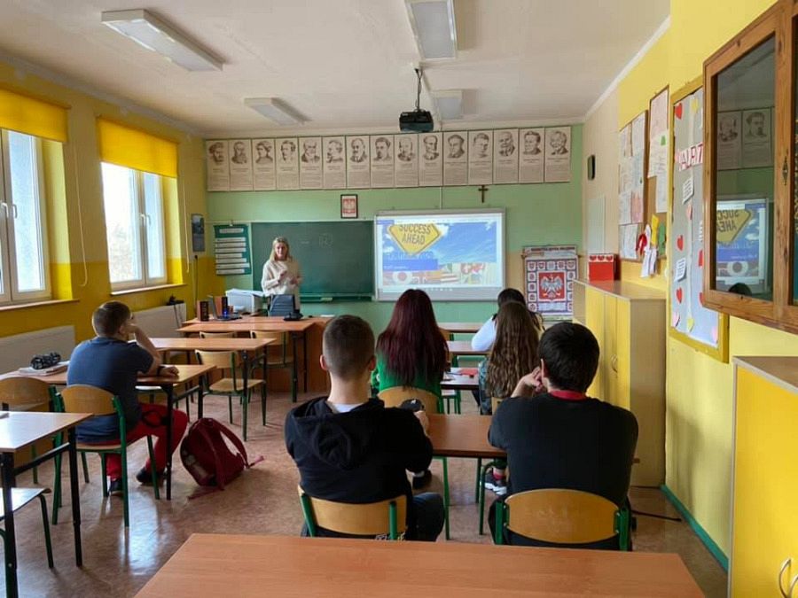  Grafika #0: Goście z II LO w Lęborku