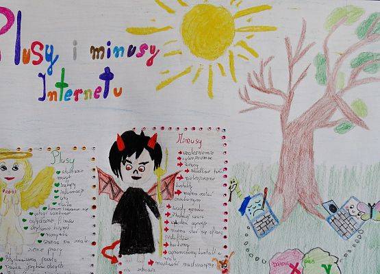 Praca w konkursie plastycznym Dzień Bezpiecznego Internetu 2022