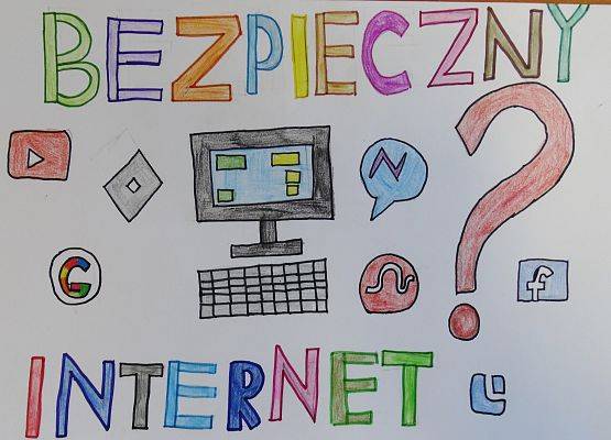 Praca w konkursie plastycznym Dzień Bezpiecznego Internetu 2022
