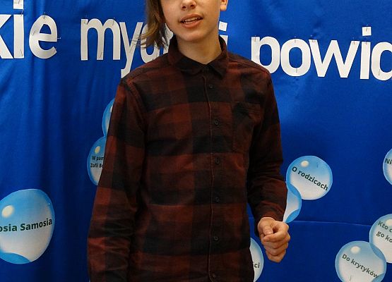 Szkolny konkurs recytatorski w szkole w Redkowicach pod tytułem Poetyckie mydło i powidło