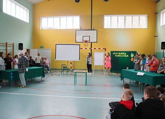 Familiada w Redkowickiej szkole podczas powitania wiosny 2023 rok.