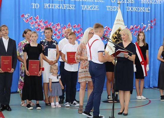Uroczystość zakończenia roku szkolnego klas ósmych - Redkowice czerwiec 2023