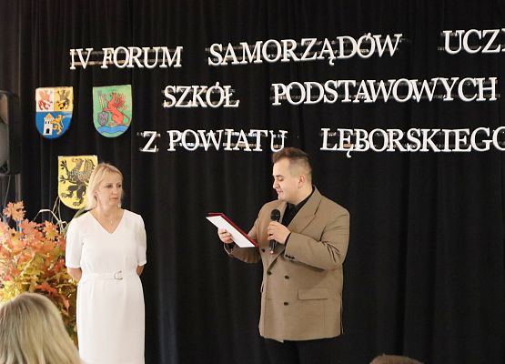Grafika 11: IV Forum Samorządów Szkolnych Powiatu  Lęborskiego 21 X 2024 rok.