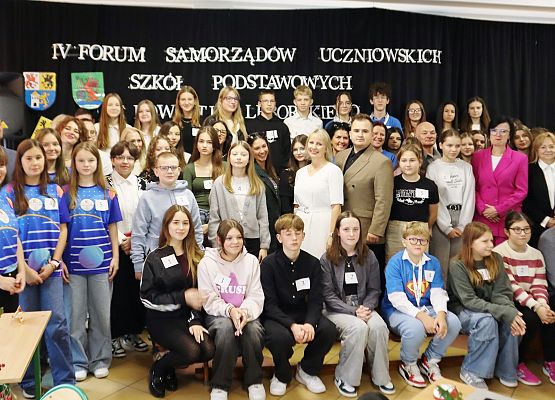 Grafika 14: IV Forum Samorządów Szkolnych Powiatu  Lęborskiego 21 X 2024 rok.