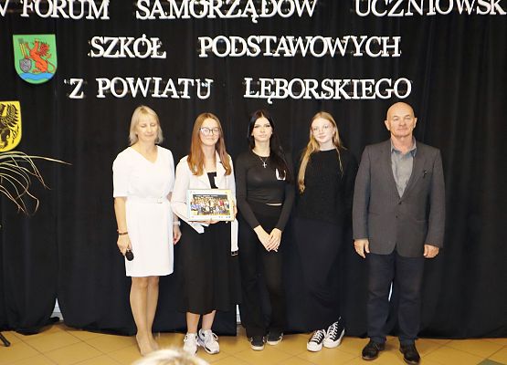 Grafika 42: IV Forum Samorządów Szkolnych Powiatu  Lęborskiego 21 X 2024 rok.