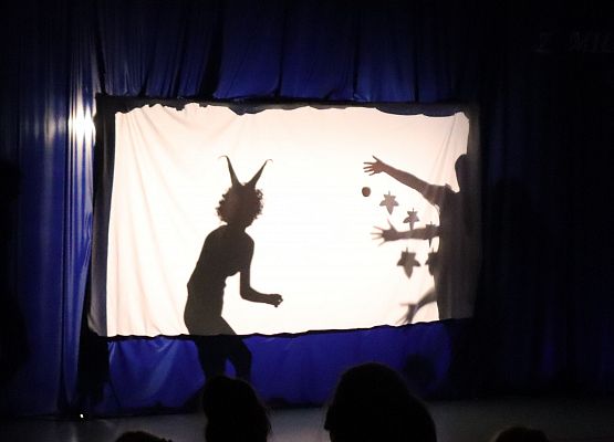 Kiermasz Świąteczny w Redkowicach grudzień 2023 rok, teatr cieni.