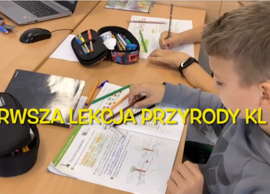 Pierwsza lekcja przyrody kl 4