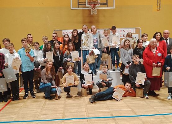 Turniej Wiedzy Pożarniczej "Młodzież Zapobiega Pożarom" w Nowej Wsi Lęborskiej.