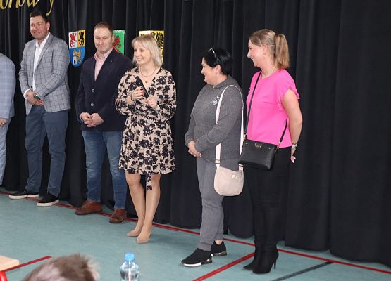 Na zdjęciu uroczyste rozpoczęcie etapu rejonowego II Wojewódzkiego Konkursu Matematycznego MATHMAN