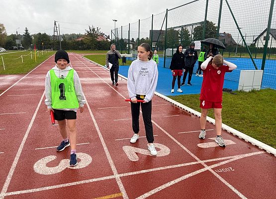 Gminne Sztafetowe Biegi Przełajowe w Nowej Wsi Lęborskiej 3 października 2024r.