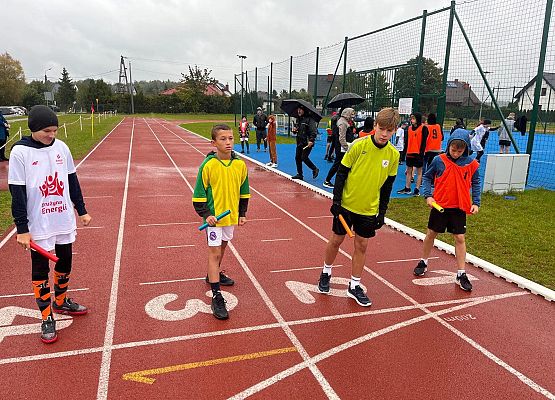 Gminne Sztafetowe Biegi Przełajowe w Nowej Wsi Lęborskiej 3 października 2024r.