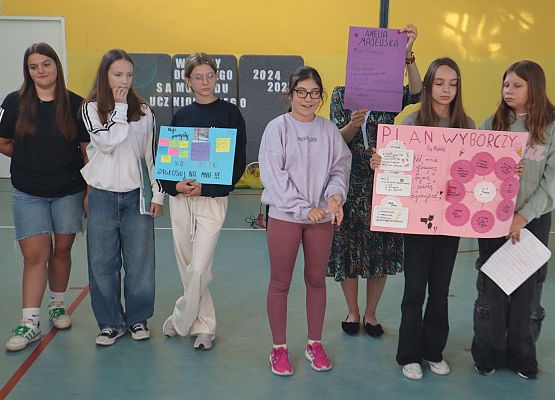 Wybory w szkole w Redkowicach do Samorządu Szkolnego X 24r.