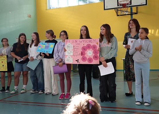 Wybory w szkole w Redkowicach do Samorządu Szkolnego X 24r.