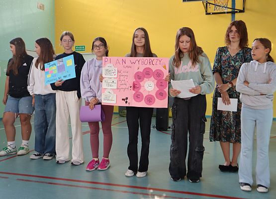 Wybory w szkole w Redkowicach do Samorządu Szkolnego X 24r.