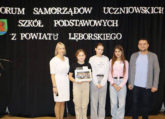 IV Forum Samorządów Szkolnych Powiatu Lęborskiego w Szkole Podstawowej w Redkowicach 21 października 2024 rok.