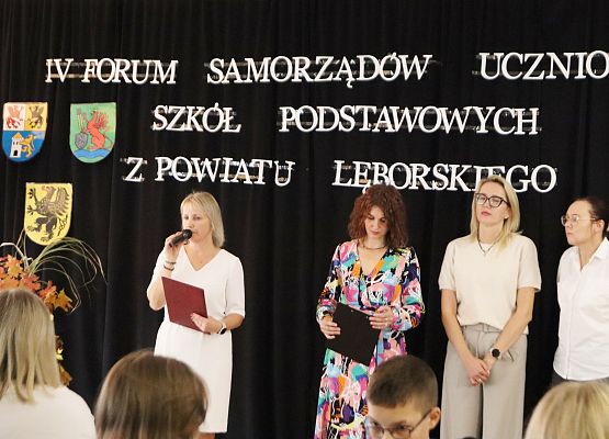 IV Forum Samorządów Szkolnych Powiatu Lęborskiego w Szkole Podstawowej w Redkowicach 21 października 2024 rok.