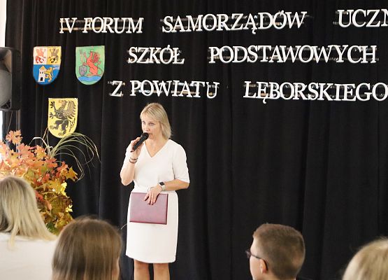 IV Forum Samorządów Szkolnych Powiatu Lęborskiego w Szkole Podstawowej w Redkowicach 21 października 2024 rok.