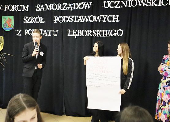 IV Forum Samorządów Szkolnych Powiatu Lęborskiego w Szkole Podstawowej w Redkowicach 21 października 2024 rok.