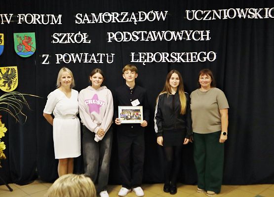 IV Forum Samorządów Szkolnych Powiatu Lęborskiego w Szkole Podstawowej w Redkowicach 21 października 2024 rok.