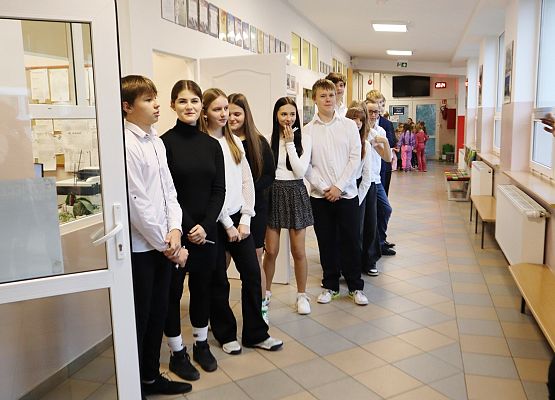 Egzamin próbny ósmoklasistów w SP Redkowice XI 2024r.