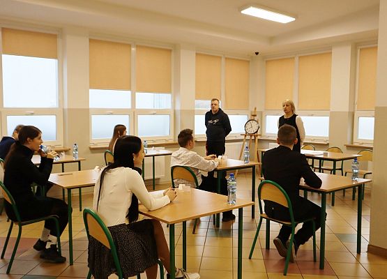 Egzamin próbny ósmoklasistów w SP Redkowice XI 2024r.