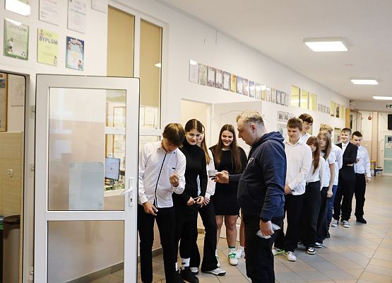 Egzamin próbny ósmoklasistów w SP Redkowice XI 2024r.