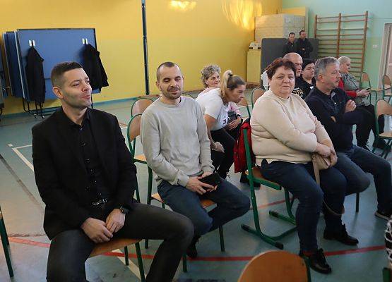 Występy uczniów podczas jasełek.