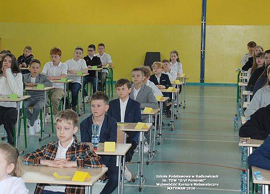 Finał IV Wojewódzkiego Konkursu Matematycznego „MATHMAN” w SP Redkowice.