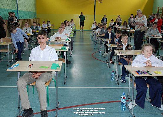 Finał IV Wojewódzkiego Konkursu Matematycznego „MATHMAN” w SP Redkowice.