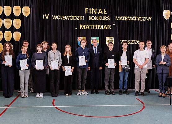 Finał IV Wojewódzkiego Konkursu Matematycznego „MATHMAN” w SP Redkowice.