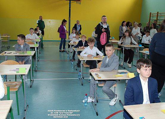 Finał IV Wojewódzkiego Konkursu Matematycznego „MATHMAN” w SP Redkowice.
