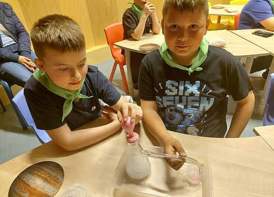 Klasa 2 z Redkowic w Centrum Nauki Experyment w Gdyni.