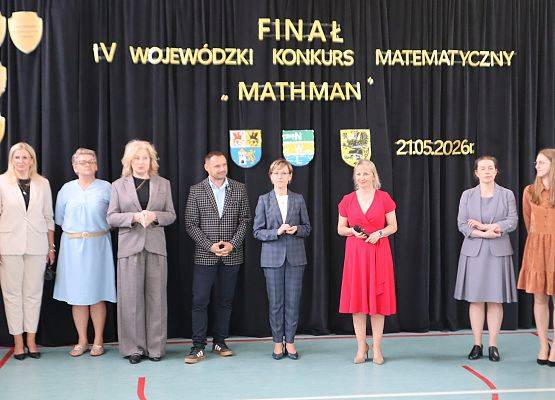 Grafika 1: Finał IV Wojewódzkiego Konkursu Matematycznego Mathman