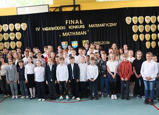 Grafika 12: Finał IV Wojewódzkiego Konkursu Matematycznego Mathman