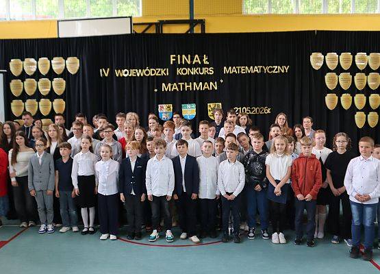 Grafika 13: Finał IV Wojewódzkiego Konkursu Matematycznego Mathman