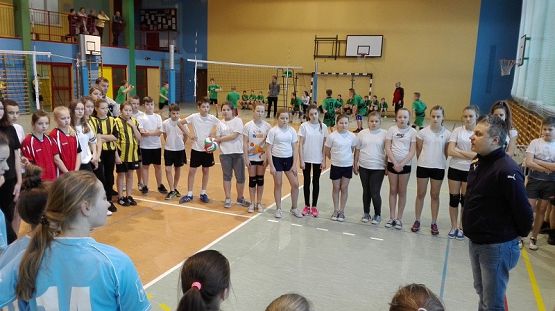 Grafika #4: Gminne zawody w mini piłkę siatkową dziewcząt i chłopców dla szkół podstawowych