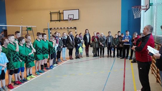 Grafika #5: Gminne zawody w mini piłkę siatkową dziewcząt i chłopców dla szkół podstawowych