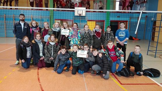 Grafika #0: Gminne zawody w mini piłkę siatkową dziewcząt i chłopców dla szkół podstawowych